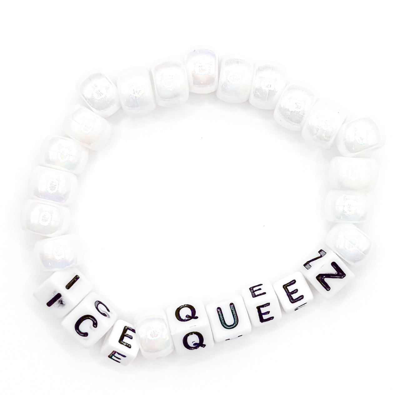 "Ice Queen" Beaded Bracelet