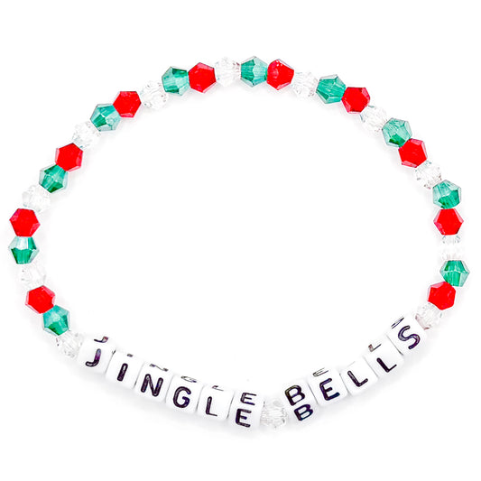 Festive "Jingle Bells" Bead Buddy Bracelet