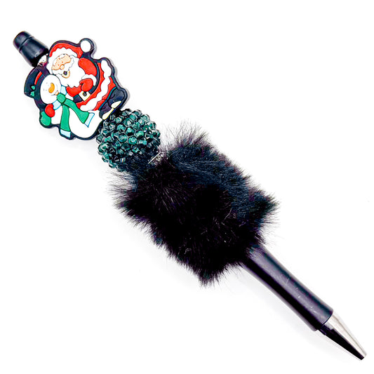 Santa and Frosty Charm Pen