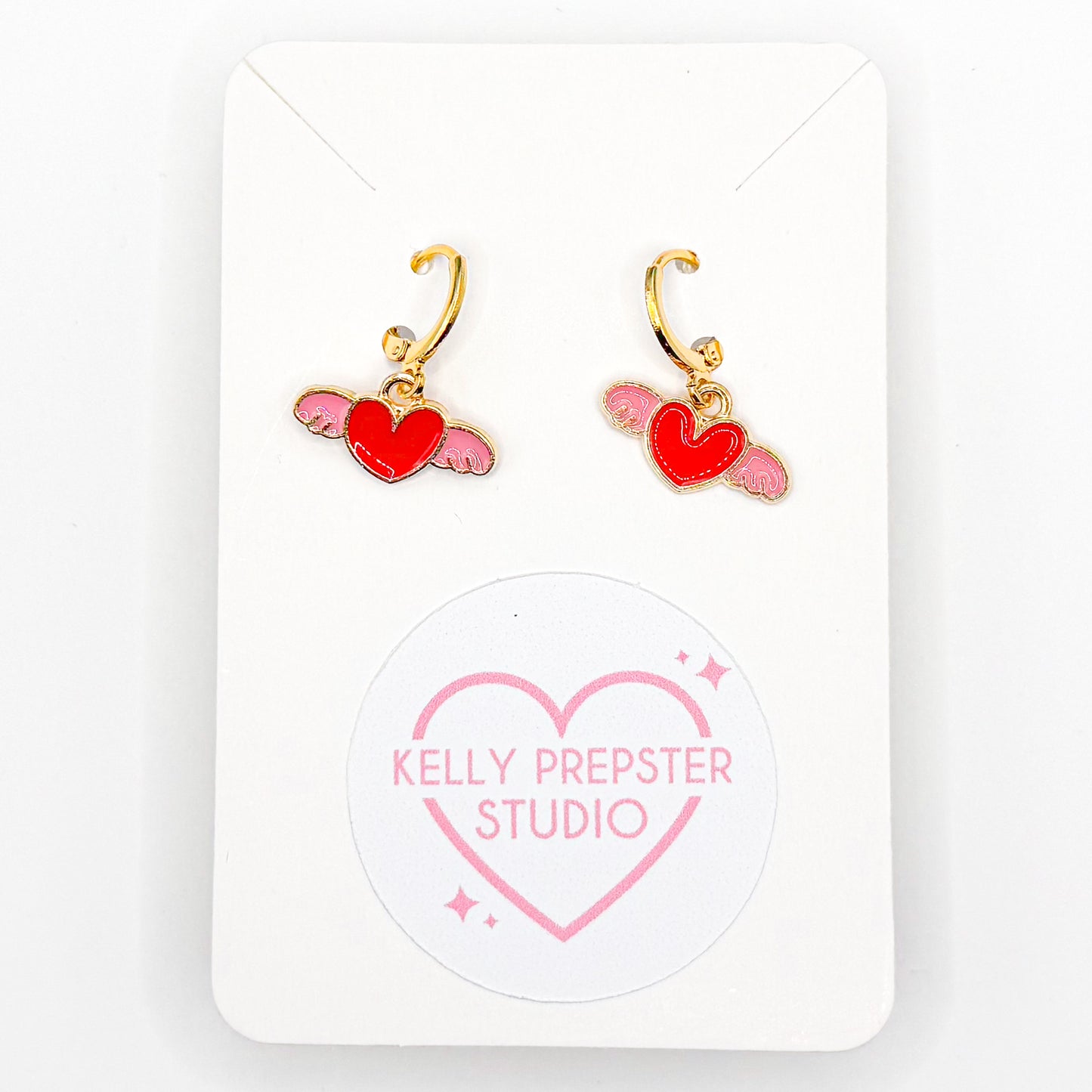 Love Is In The Air Huggie Earrings