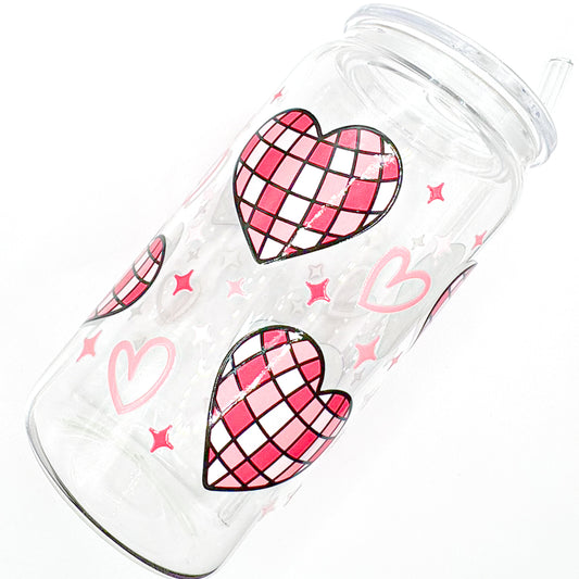 Disco Hearts Cup - 16oz