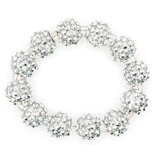 Disco Shimmer Beaded Bracelet