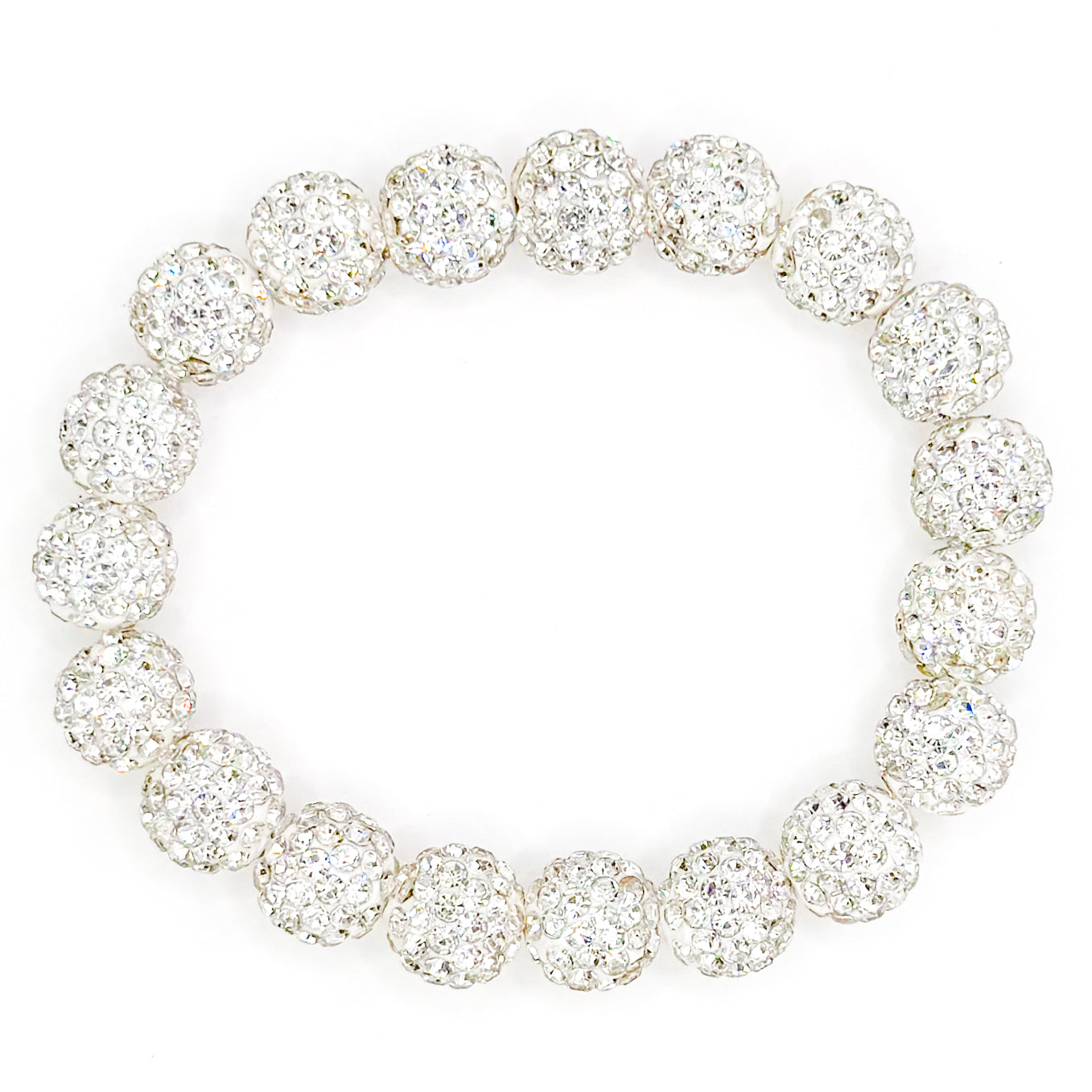 Neutral Sparkly Beaded Bracelet