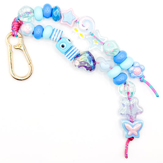 Blue Splash Bag Charm