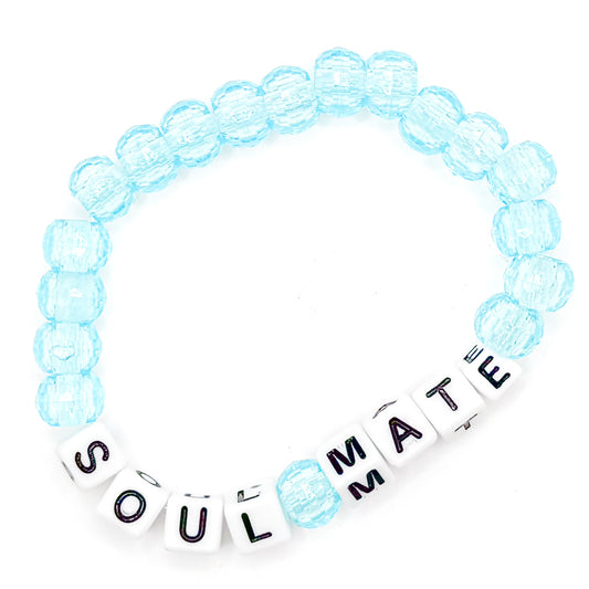 "Soul Mate" Blue Beaded Bracelet