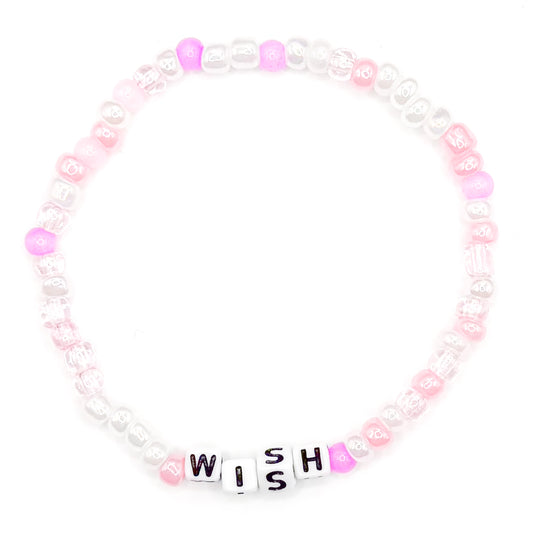 "Wish" Seed Beaded Bracelet