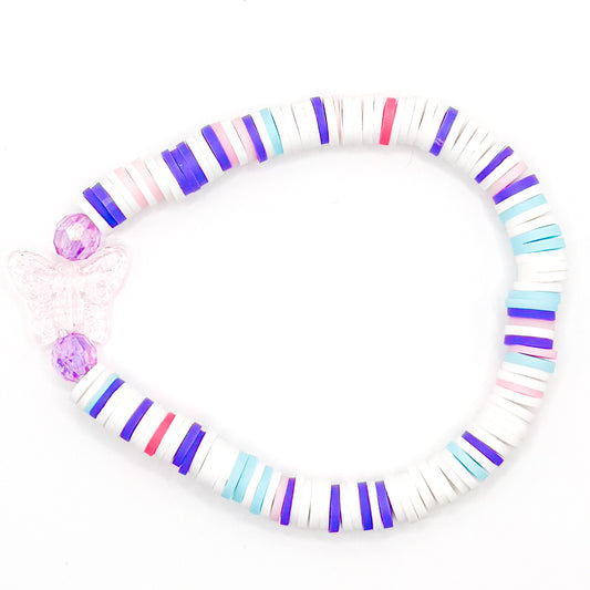 Clarity Butterfly Beaded Bracelet