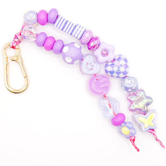 Purple Splash Bag Charm