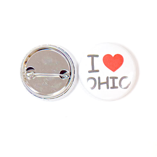 "I Heart OHIO" 1.25 Inch Button