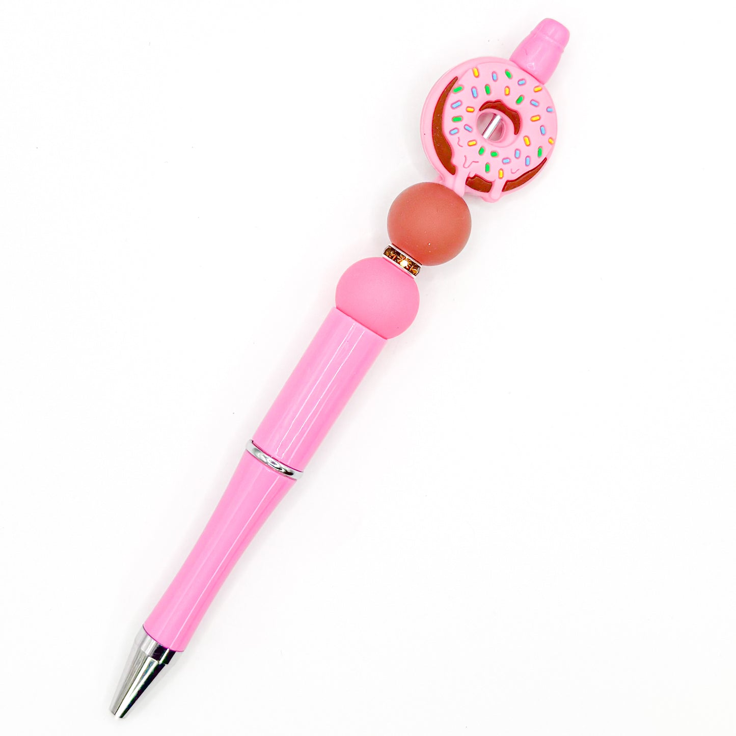 Pink Sprinkle Donut Charm Pen