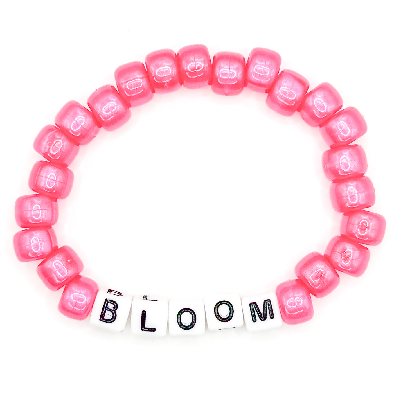 Pink "Bloom"  Beaded bracelet