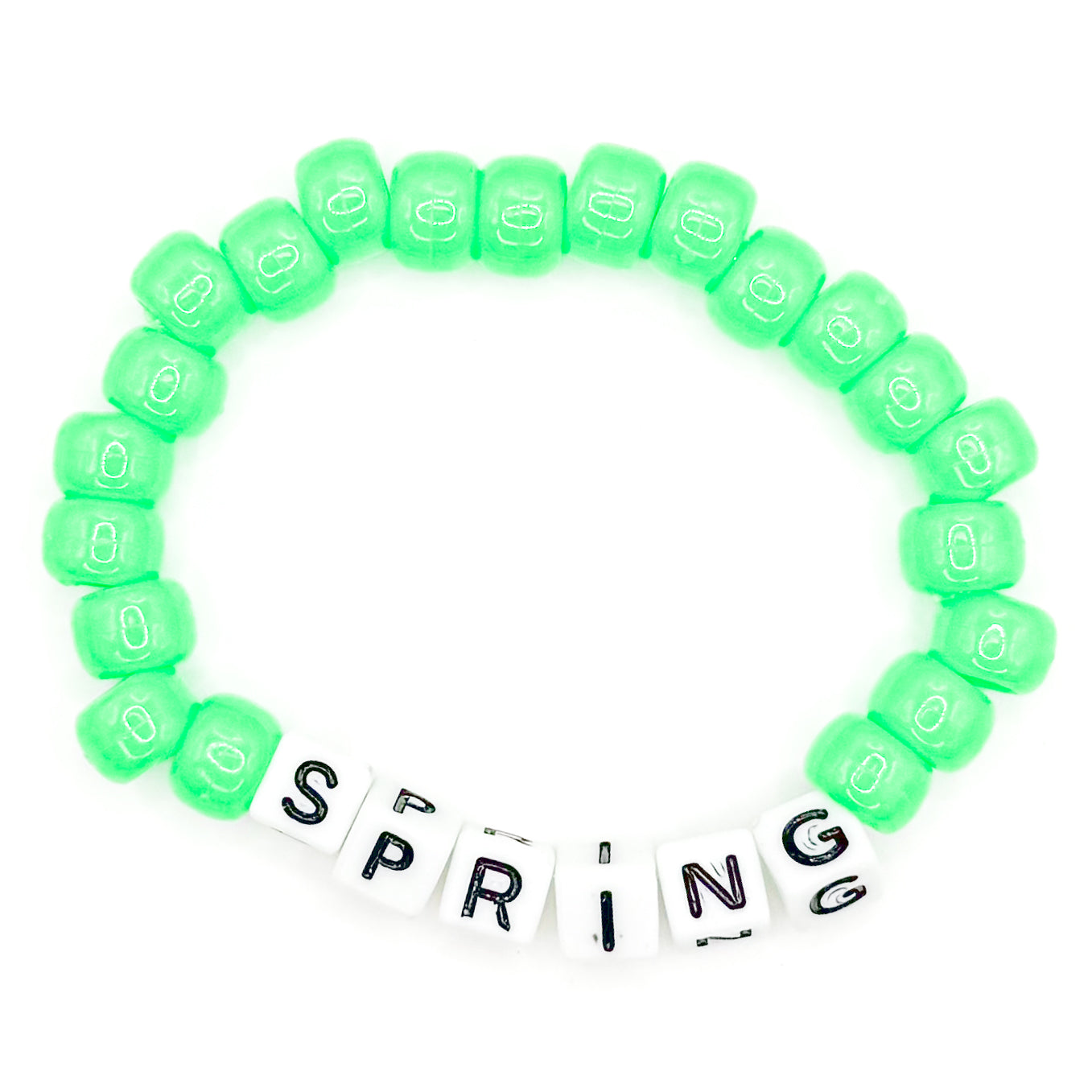 Green "Spring" Beaded Bracelet