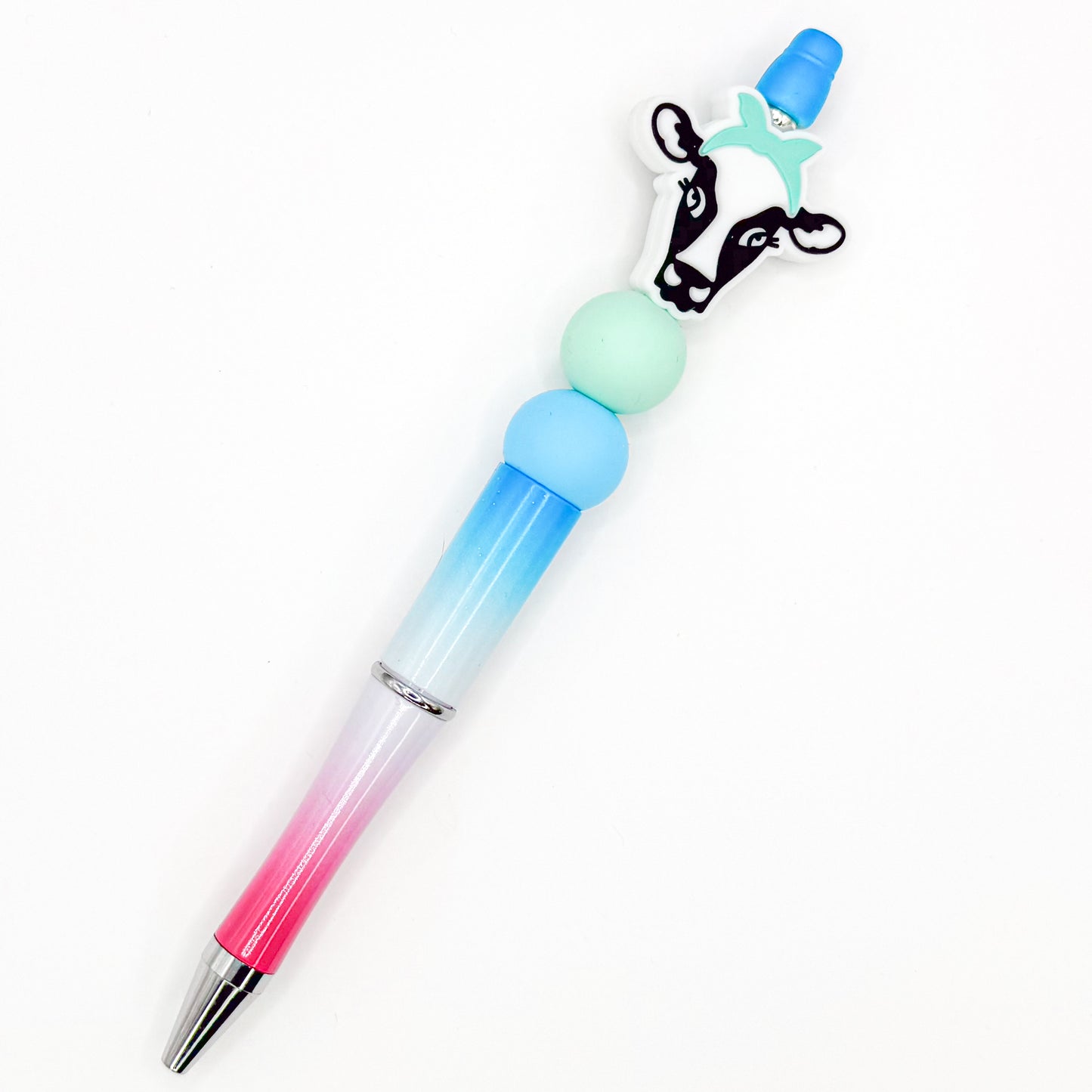 Colorful Cow Charm Pen