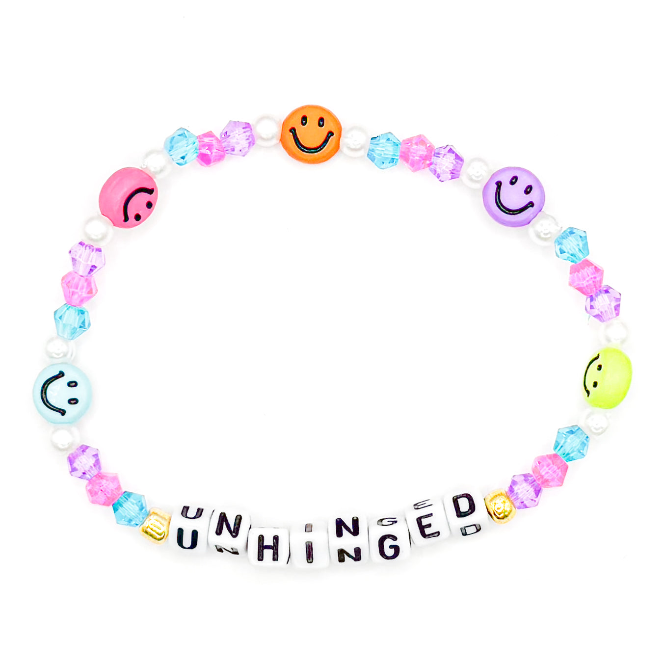 Colorful "Unhinged" Bead Buddy Bracelet