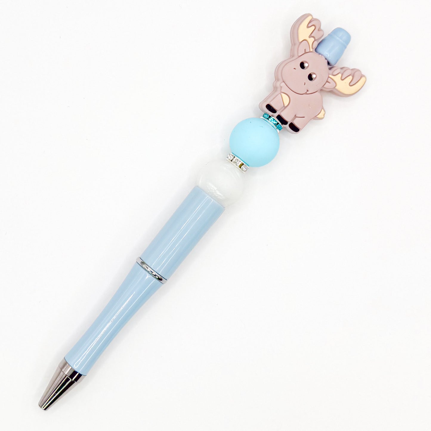 Sparkly Moose Charm Pen