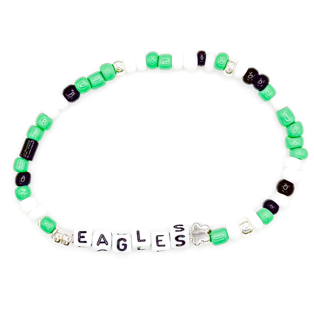 "Eagles" Seed Beaded Bracelet