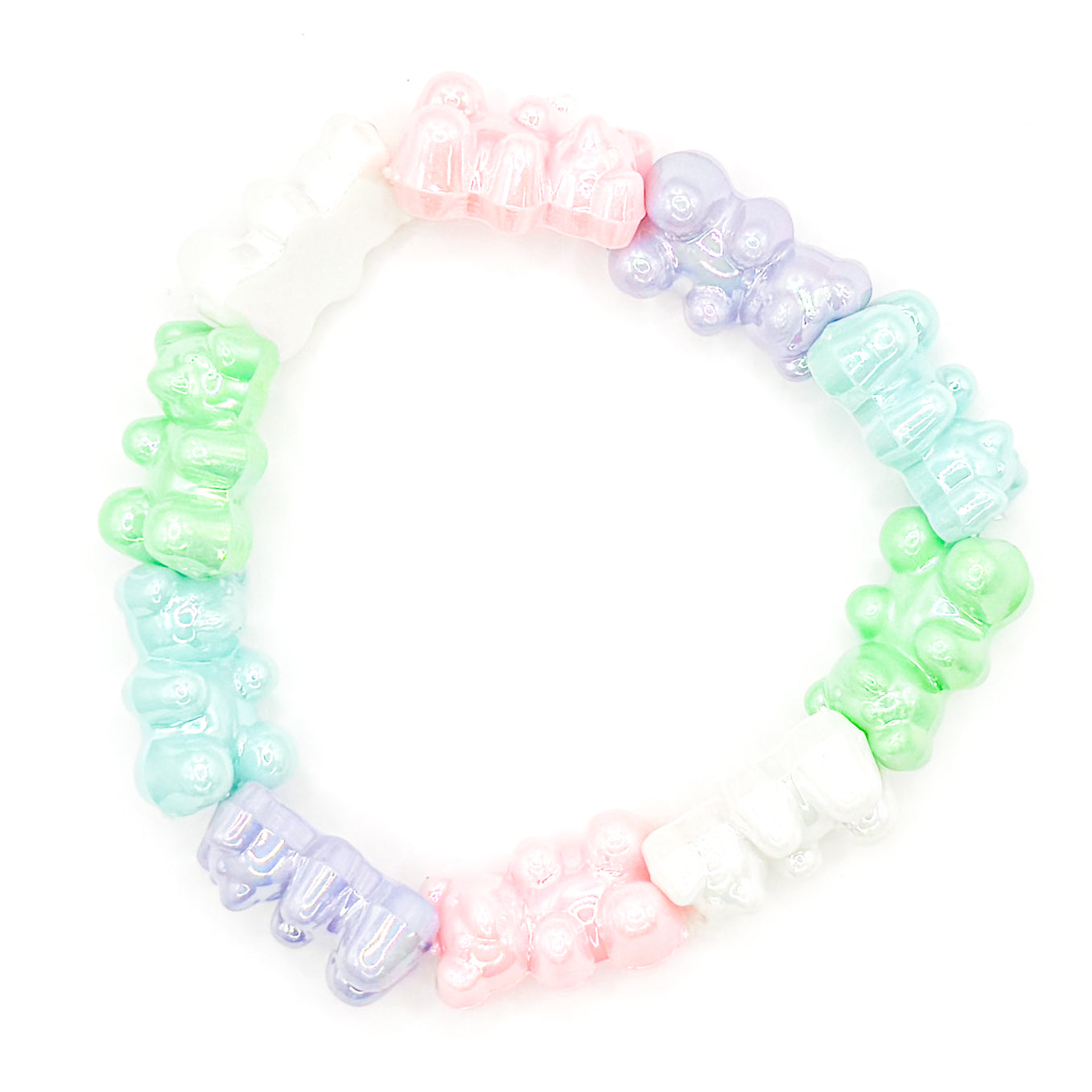 Bright Pastel Sugar Rush Beaded Bracelet