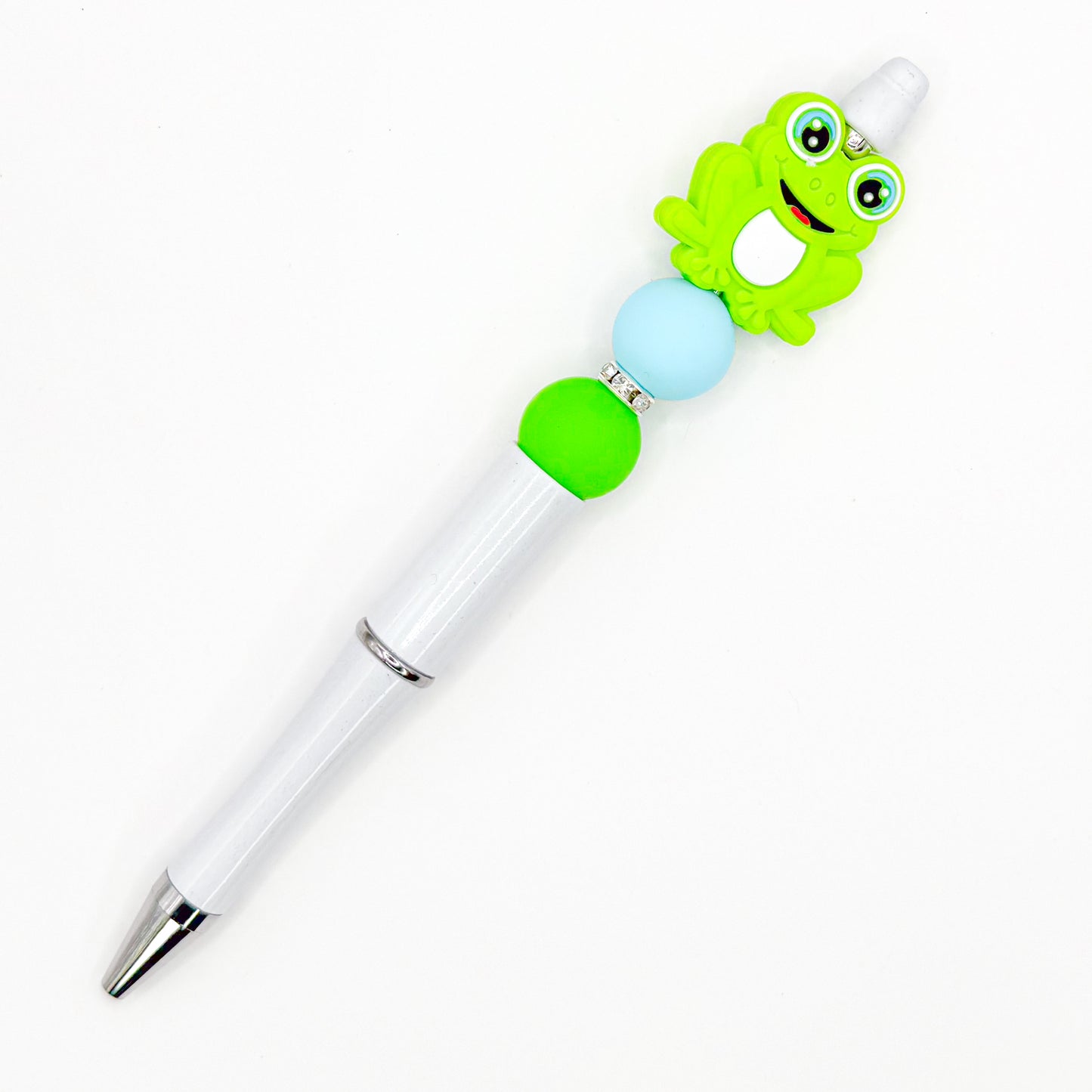 Green Frog Charm Pen