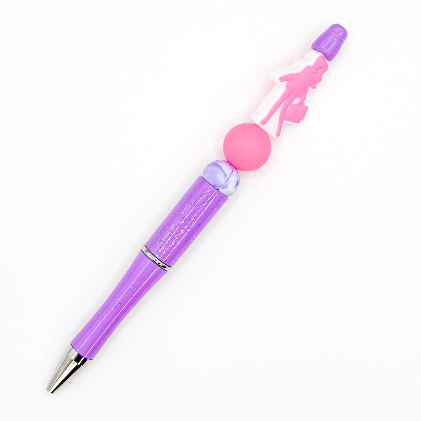 Purple Barbie Charm Pen