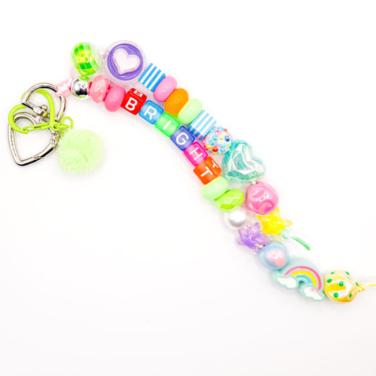 "BRIGHT" Colorful Bag Charm