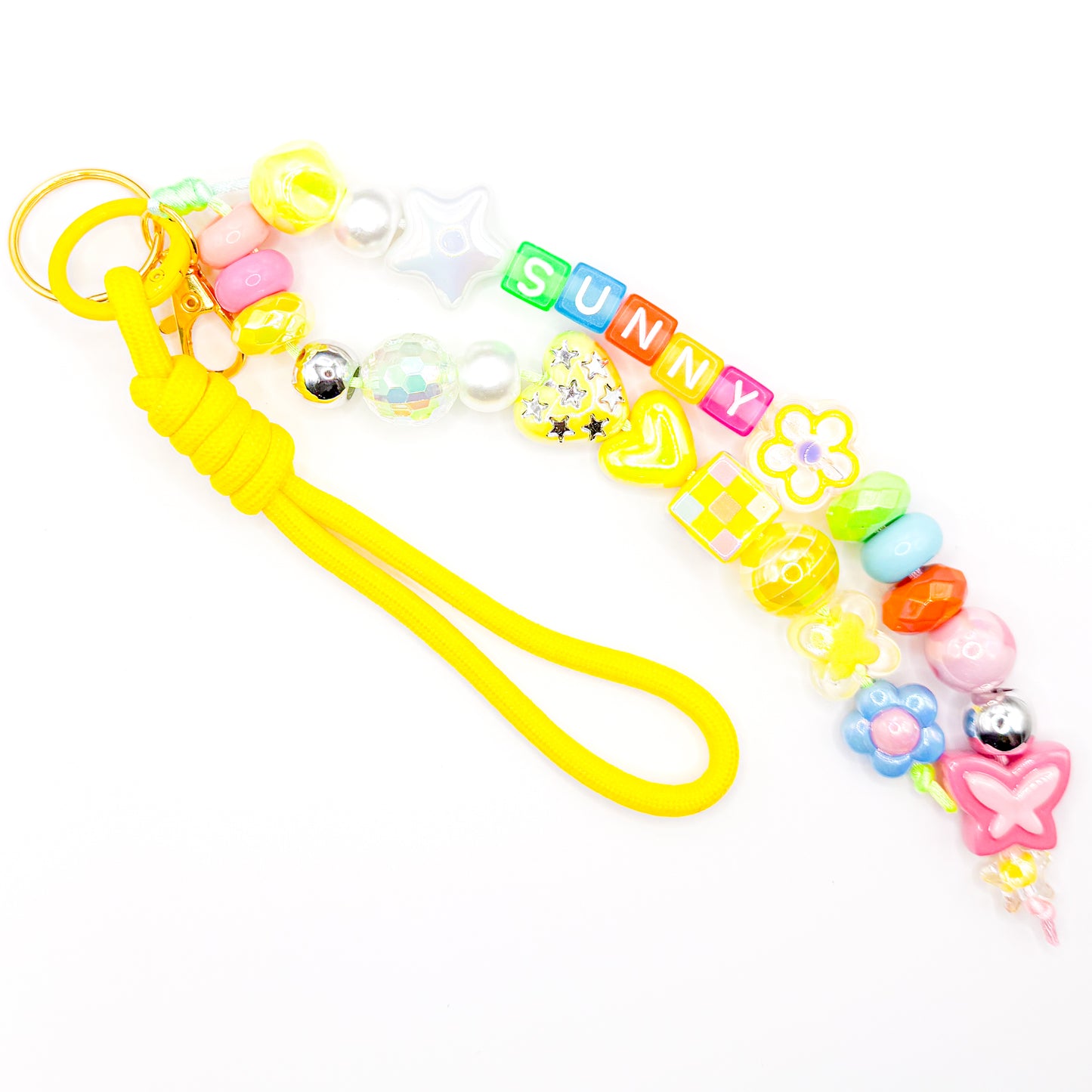 "SUNNY" Yellow Bag Charm