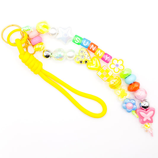 "SUNNY" Yellow Bag Charm