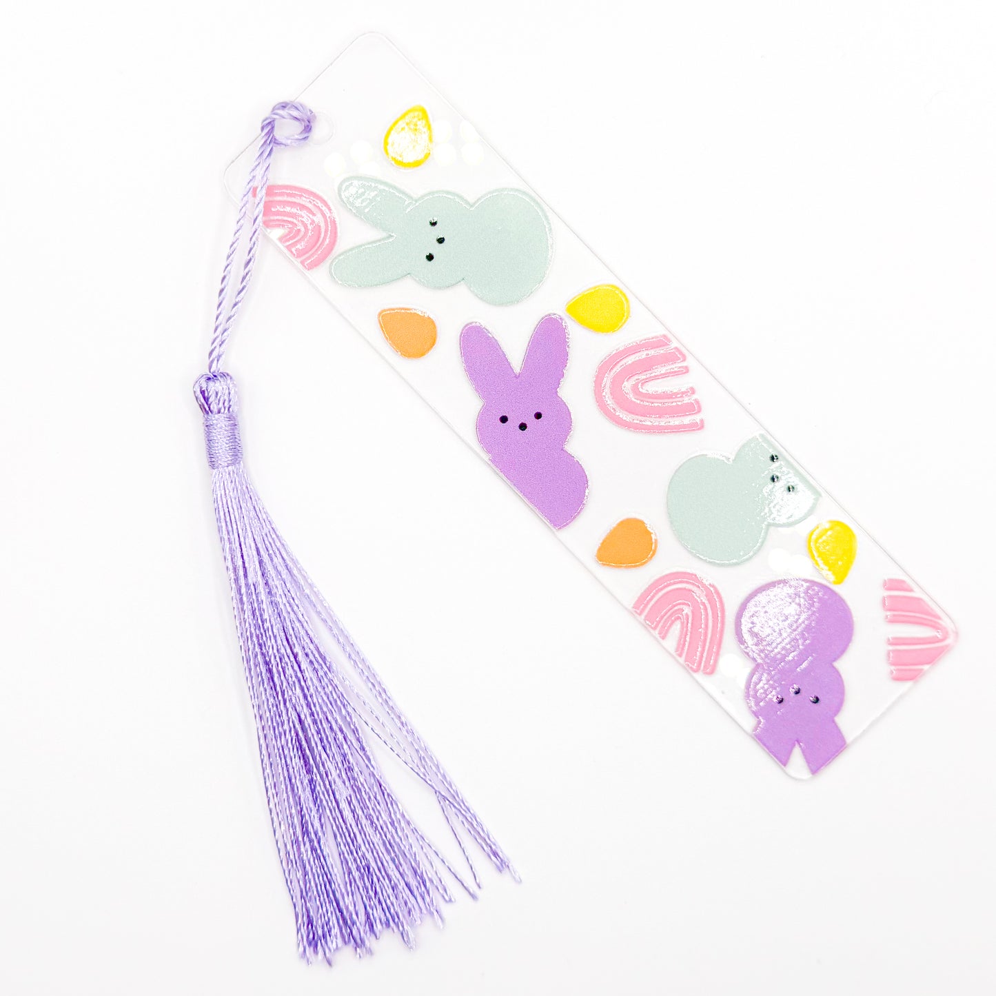 Rainbow Bunnies Acrylic Bookmark