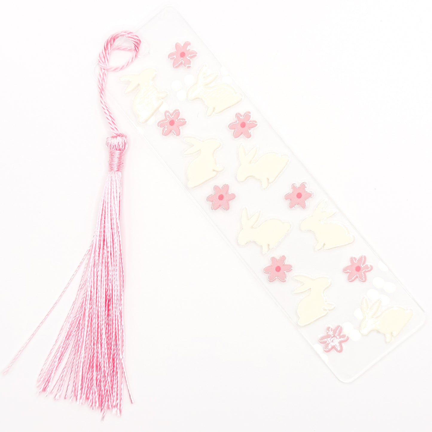 Preppy Bunnies Acrylic Bookmark