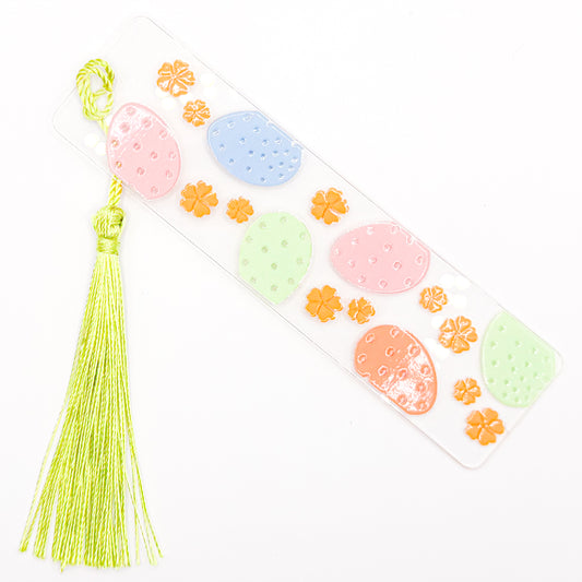 Tropical Easter Eggs Acrylic Bookmark