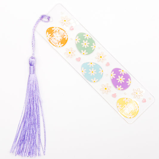 Springtime Easter Eggs Acrylic Bookmark