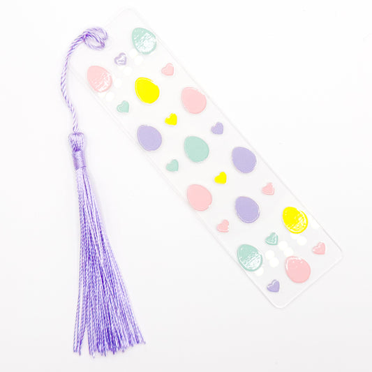 Pastel Easter Eggs Acrylic Bookmark