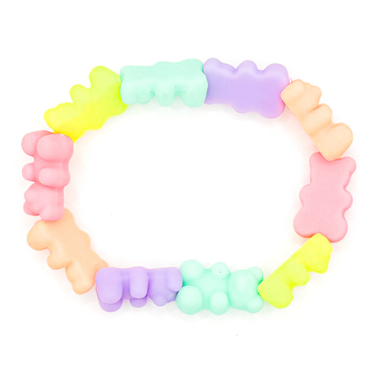 Pastel Gummy Sugar Rush Beaded Bracelet