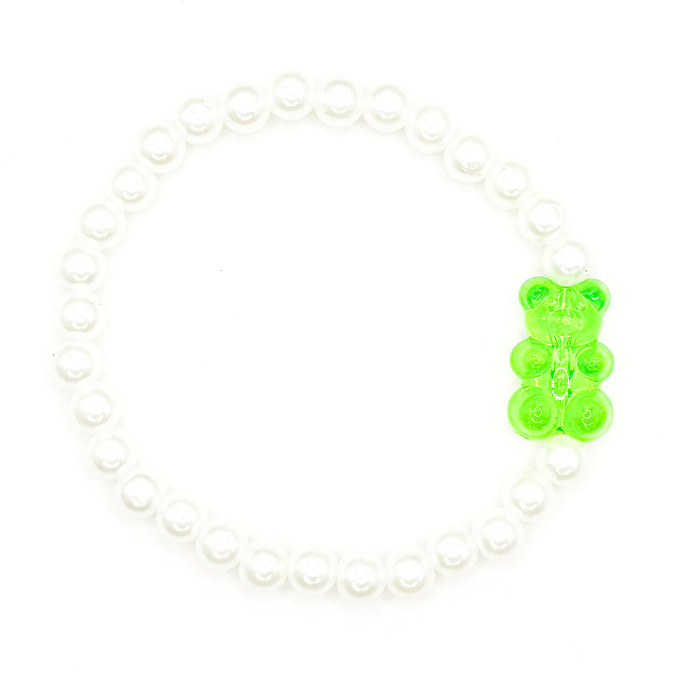 Green Sugar Rush Pearl Beaded Bracelet