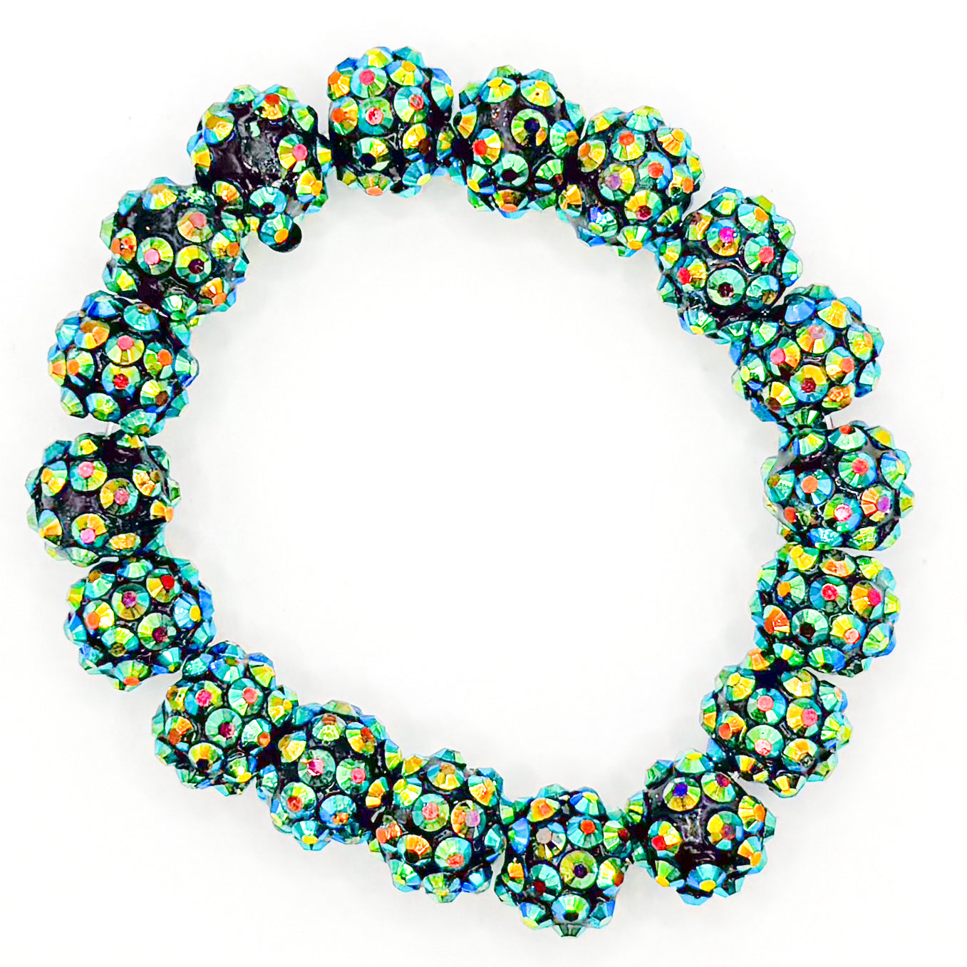 St. Patrick's Day Shimmer Beaded Bracelet