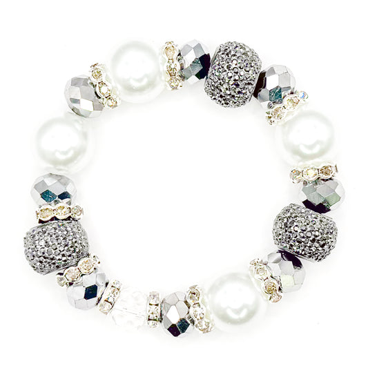 Classy Rocks Glass Beaded Bracelet