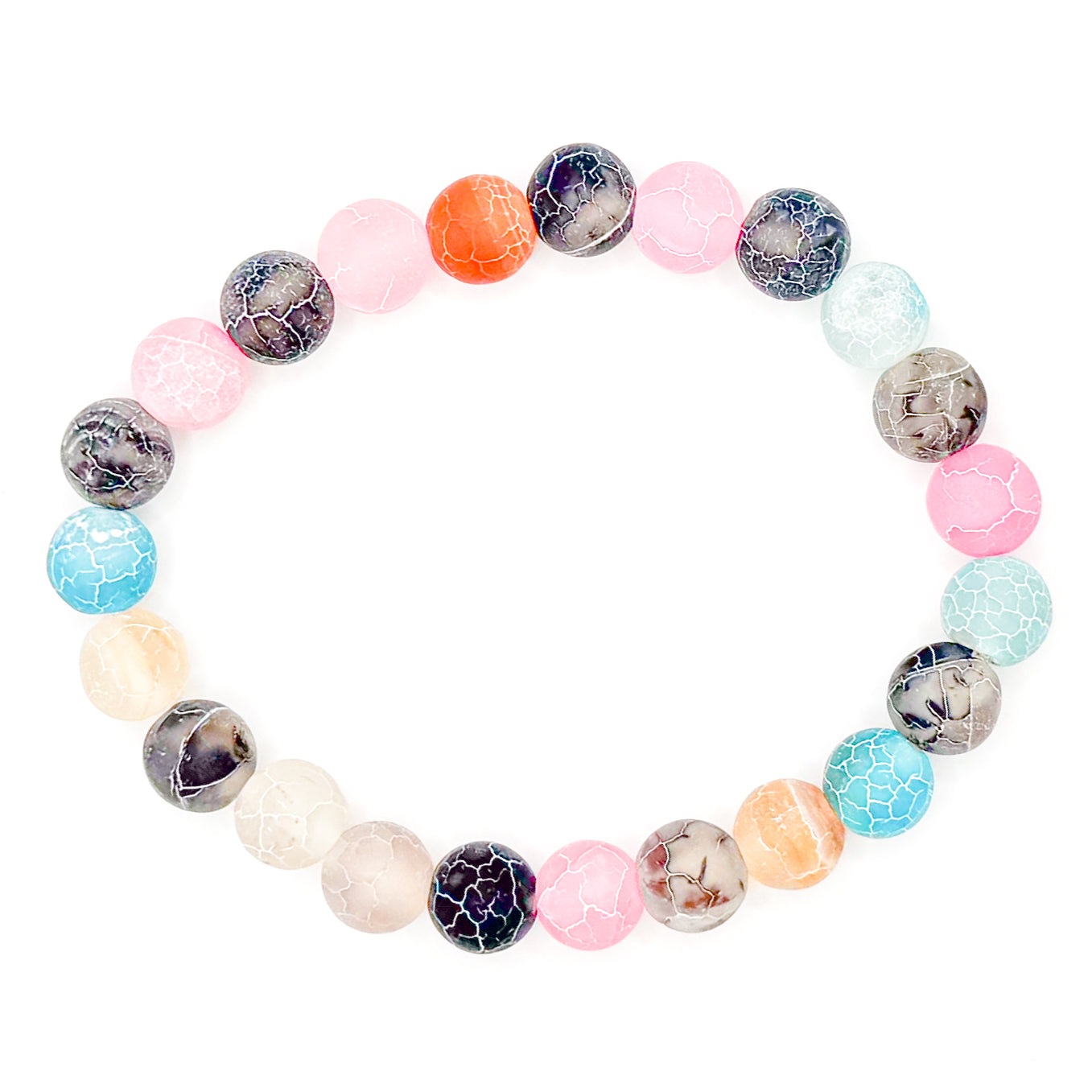 Pastel Rock Candy 2.0 Glass Beaded Bracelet