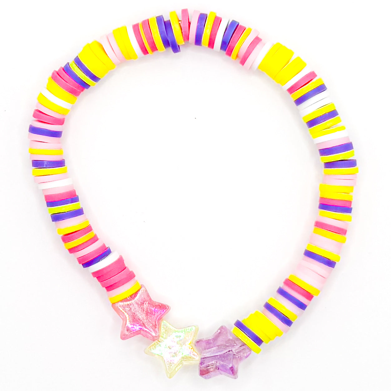 Pink Paradise 2.0 Clay Beaded Bracelet