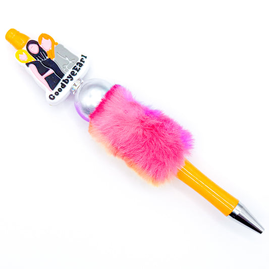 "Goodbye Earl" Fluffy Charm Pen