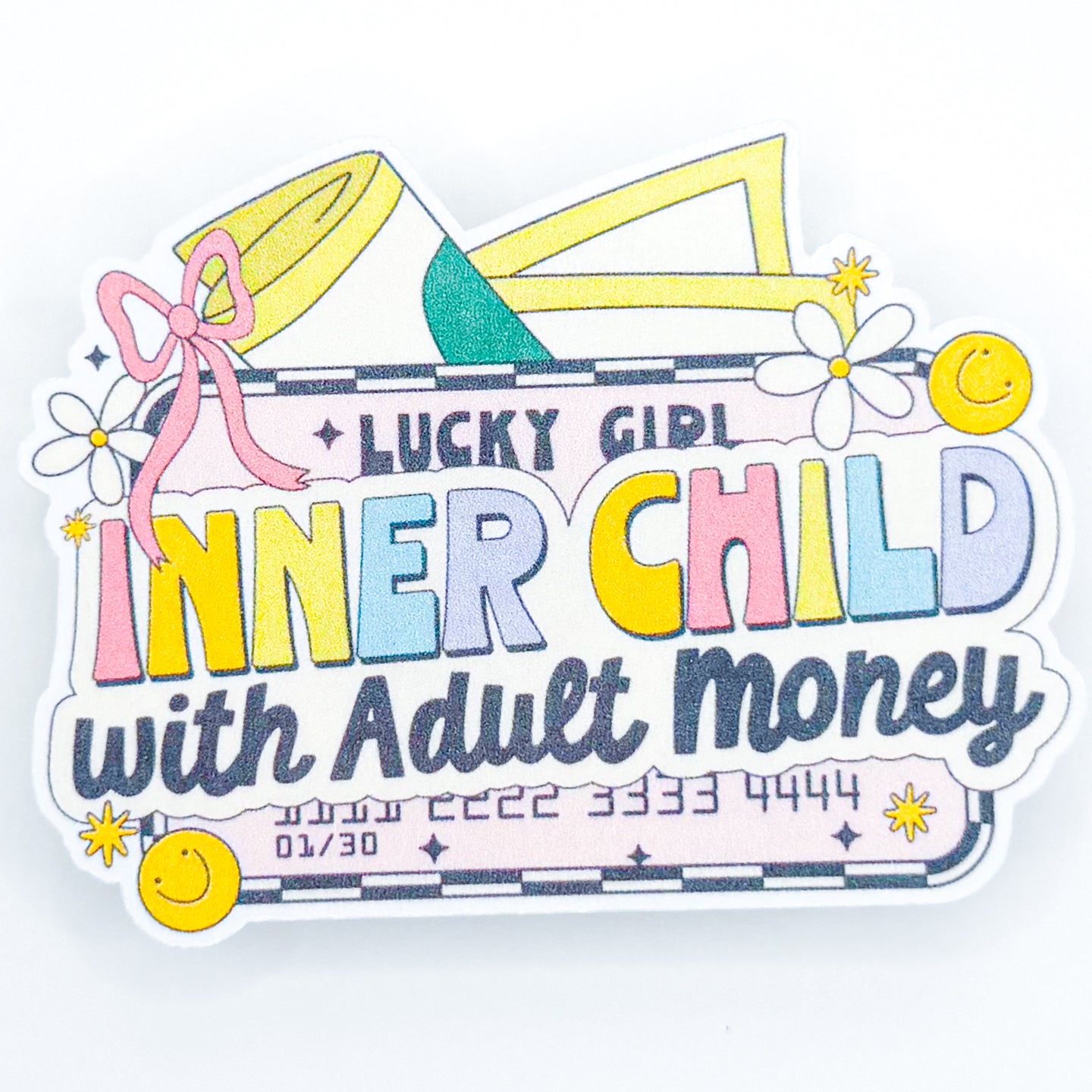 Inner Child With Adult Money Sticker