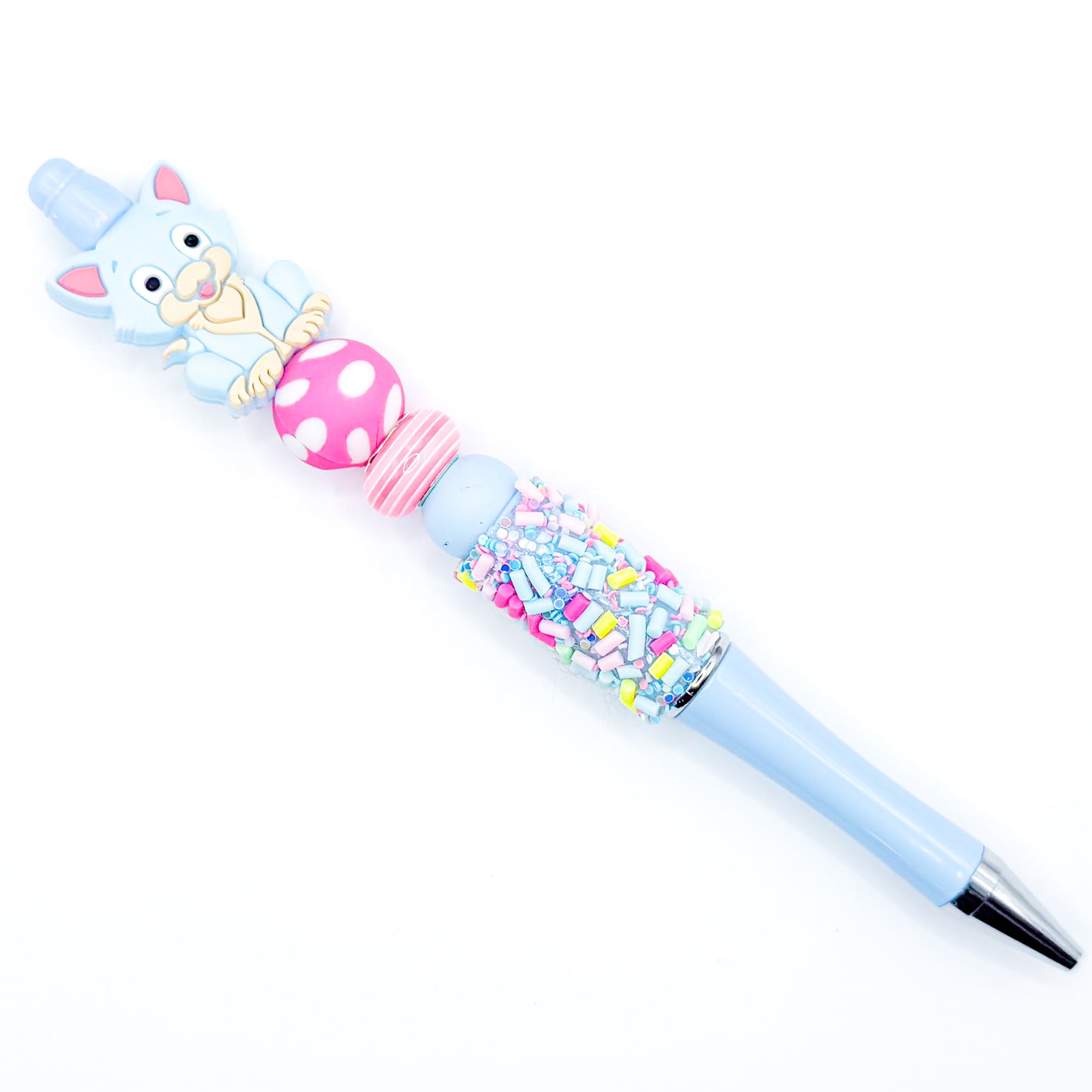 Confetti Kitty Charm Pen