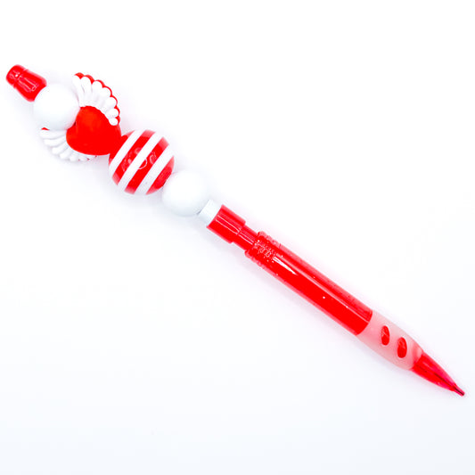 Red Heart Charm Mechanical Pencil