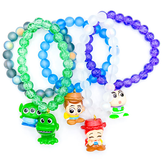 You Got A Friend Glass Beaded Bracelet Set