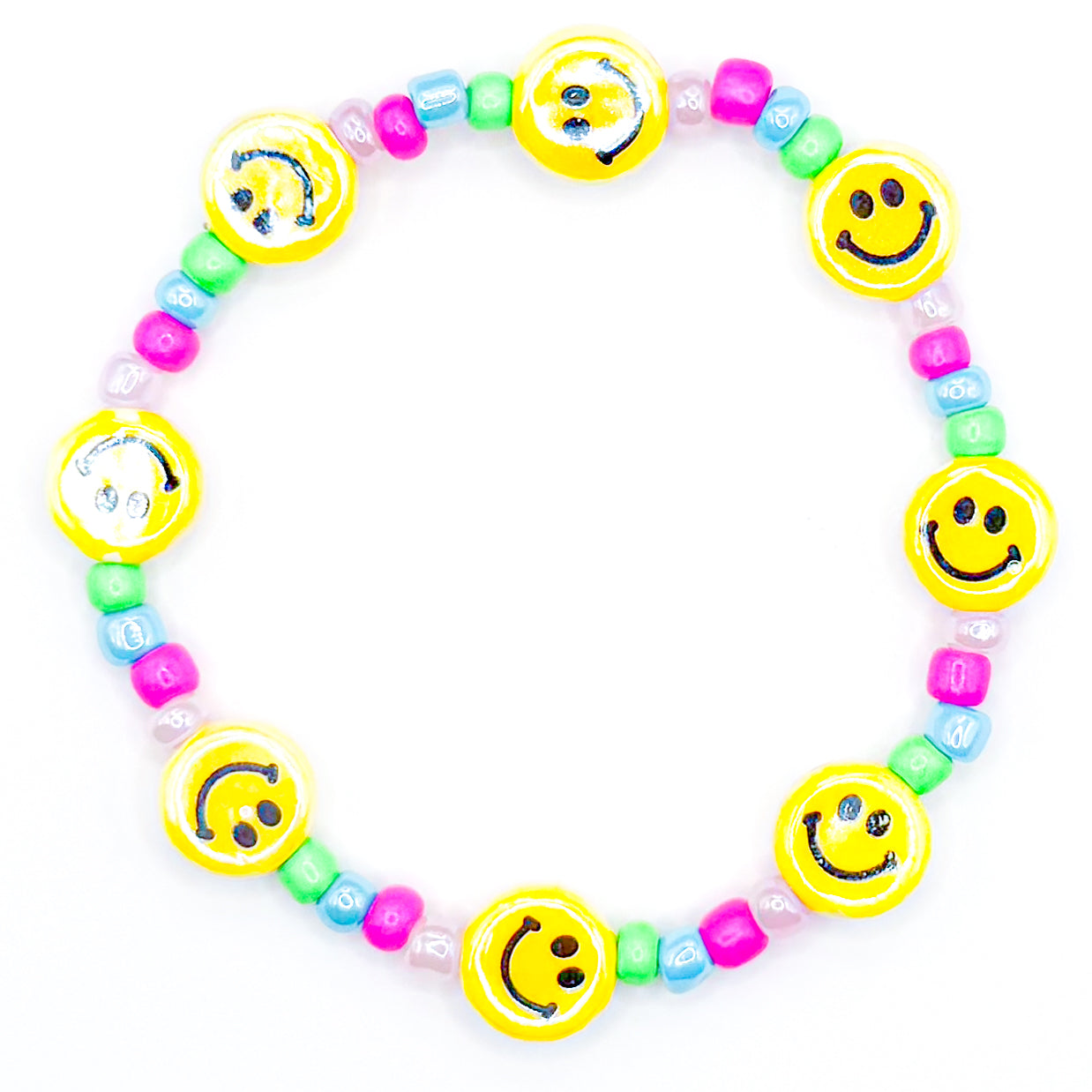 Summer Smiles Colorful Beaded Bracelet