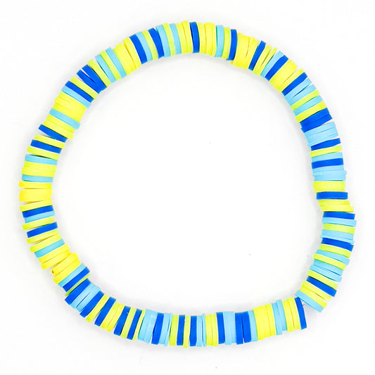 Electric Spark Clay Beaded Bracelet