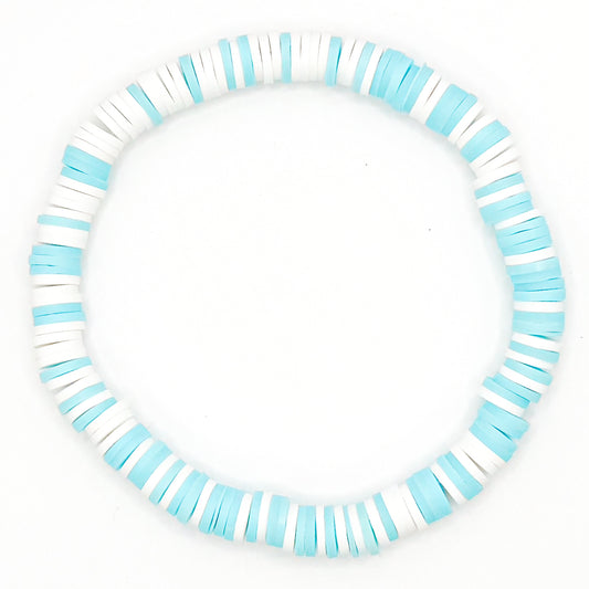 Ocean Water Clay Beaded Bracelet