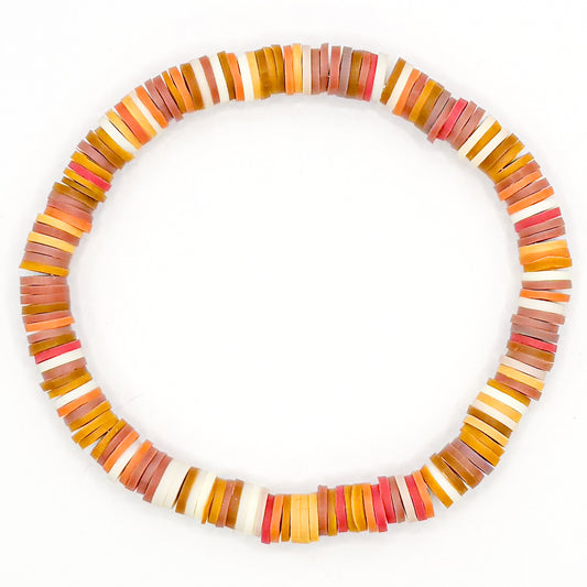 Western Chic Clay Beaded Bracelet