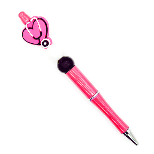 Dark Pink Nurse Charm Pen