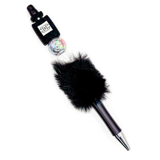 Shiny Black Perfume Charm Pen