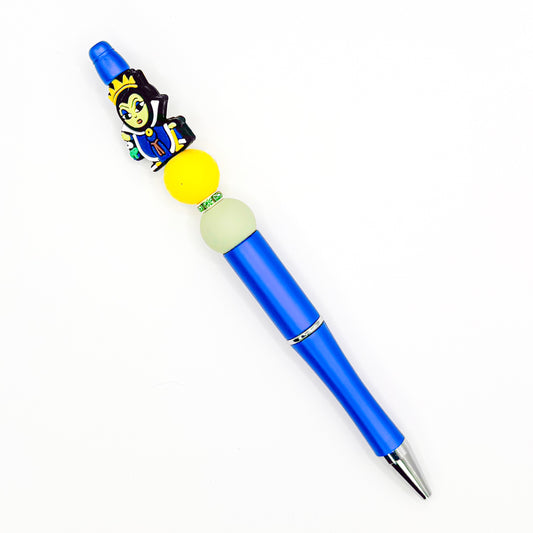 Spooky Dark Blue Charm Pen
