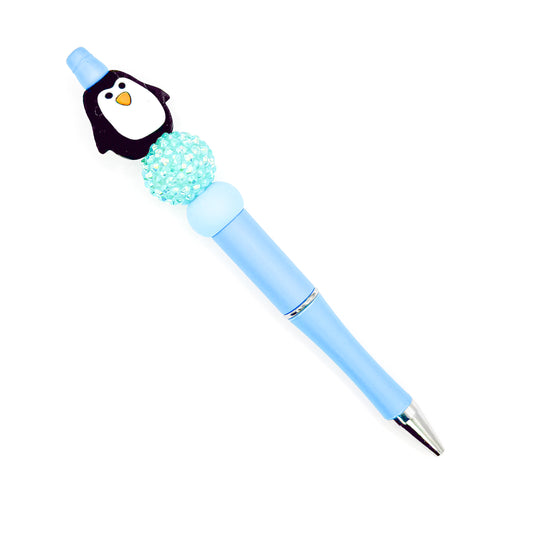 Blue Penguin Charm Pen